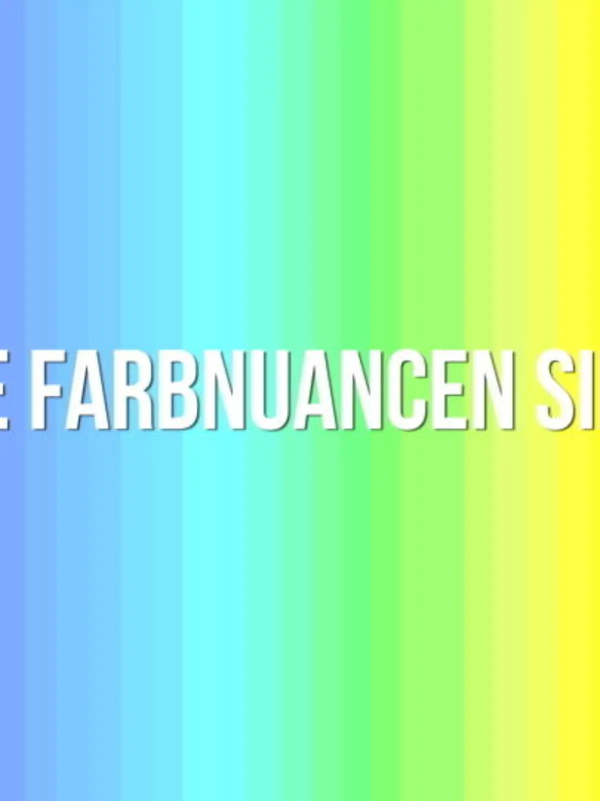 Bild zu: "Wie viele Farben kannst du sehen?"