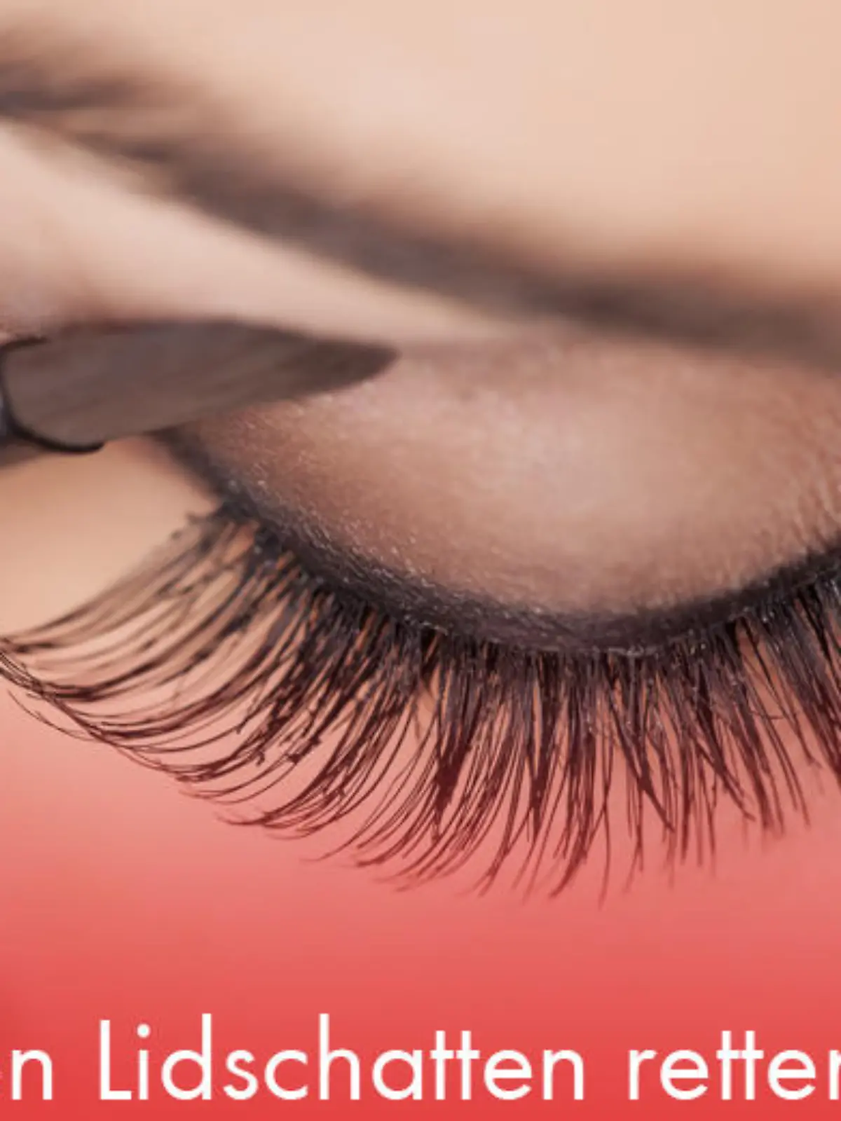 Bild zu: "Zerbröselten Lidschatten retten "