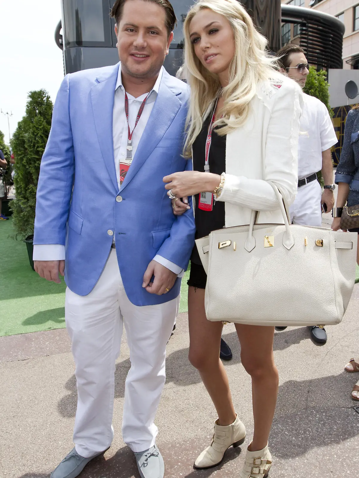 Petra (Ecclestone) Stunt mit ihren Noch-Ehemann James Stunt