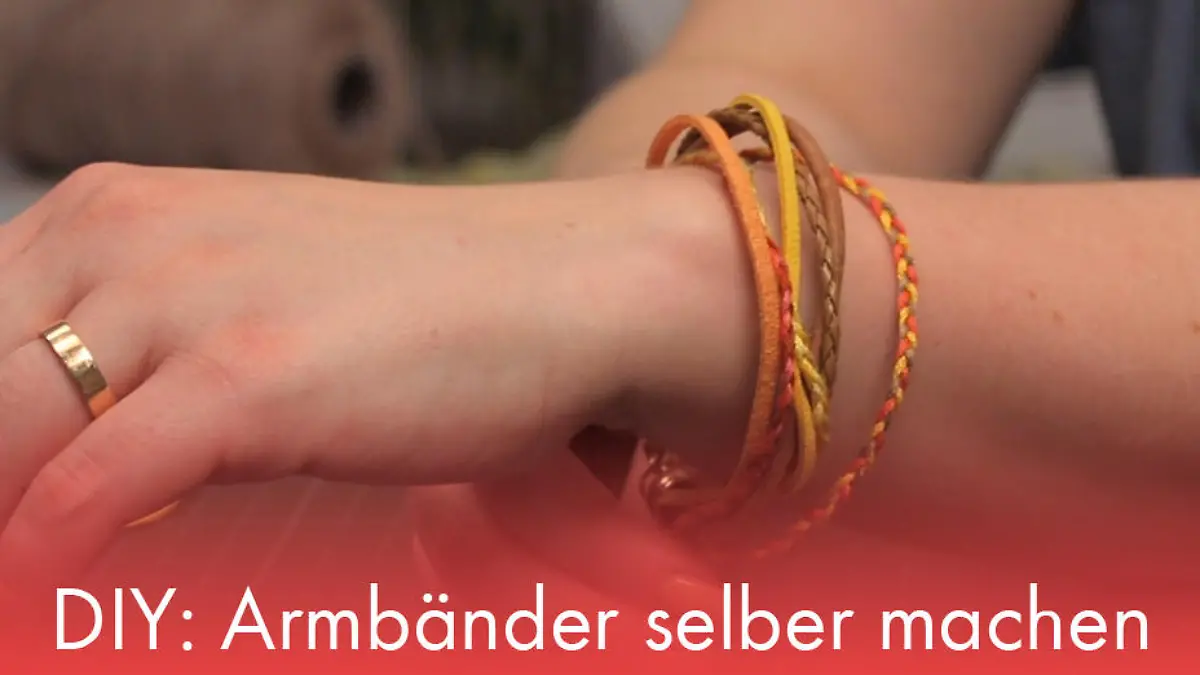 DIY: Armbänder selber machen Schmuck gestalten