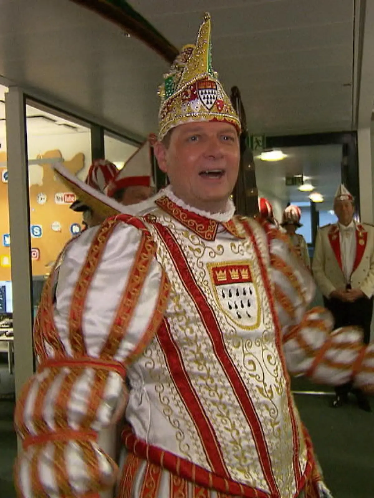 Bild zu: "Dreigestirn zu Besuch"
