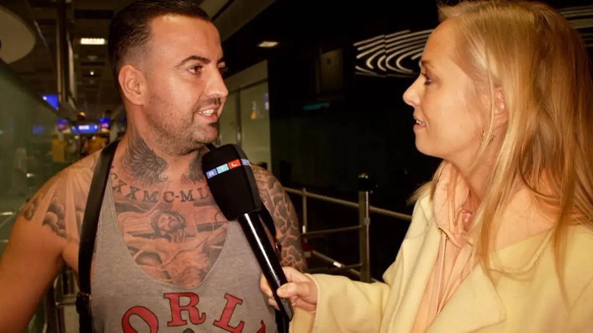Cosimo Citiolo und RTL-Moderatorin Angela Finger-Erben