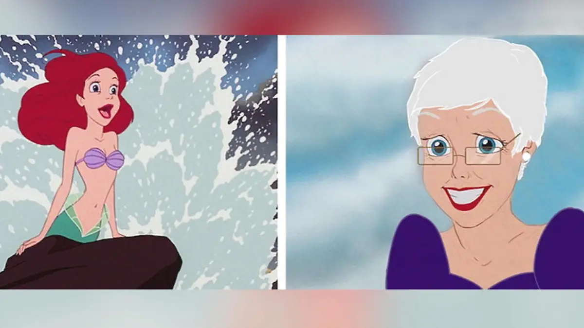 So sehen Disney-Prinzessinnen im Renten-Alter aus In Würde gealtert