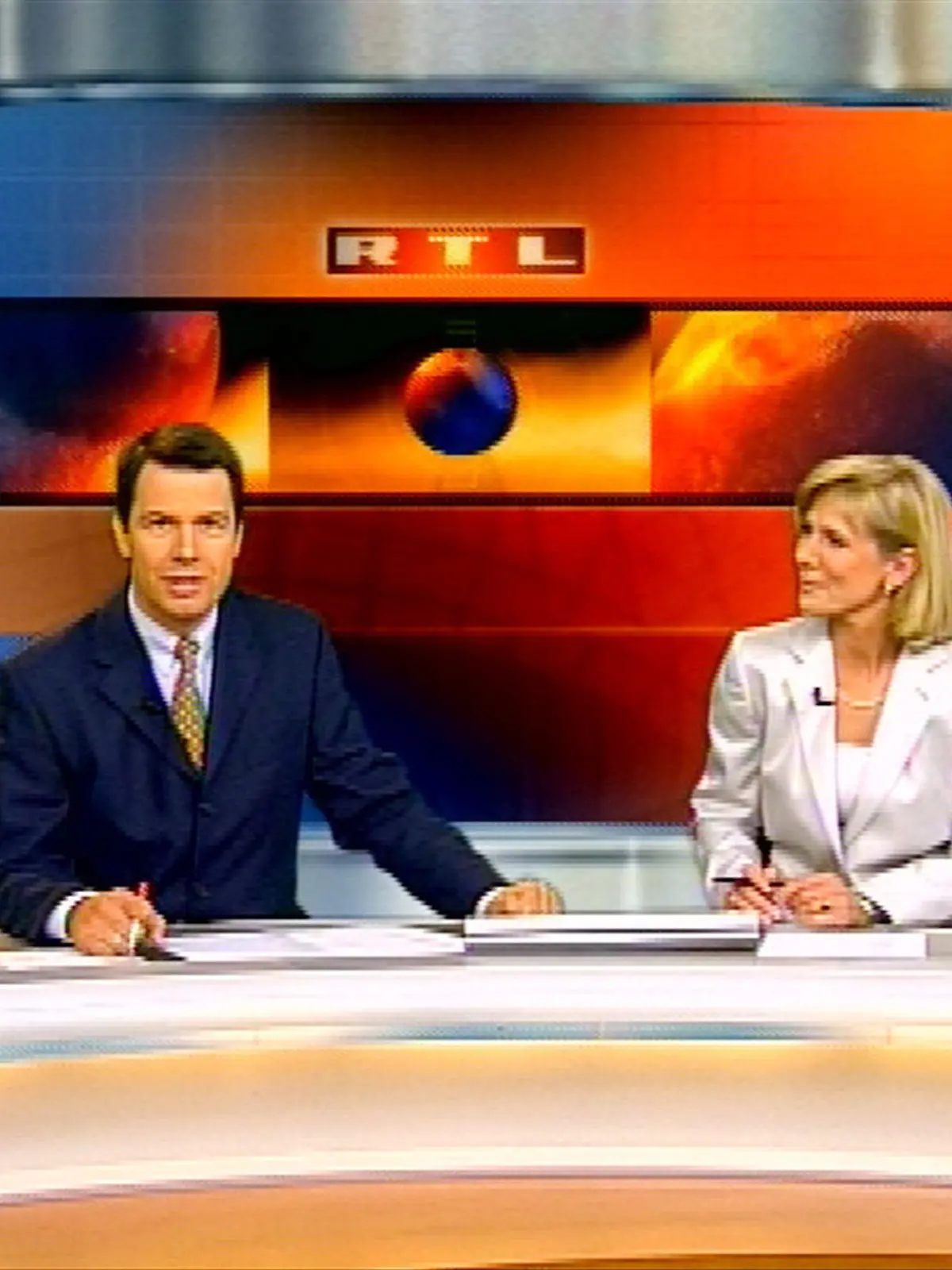 Peter Kloeppel und Ulrike von der Groeben