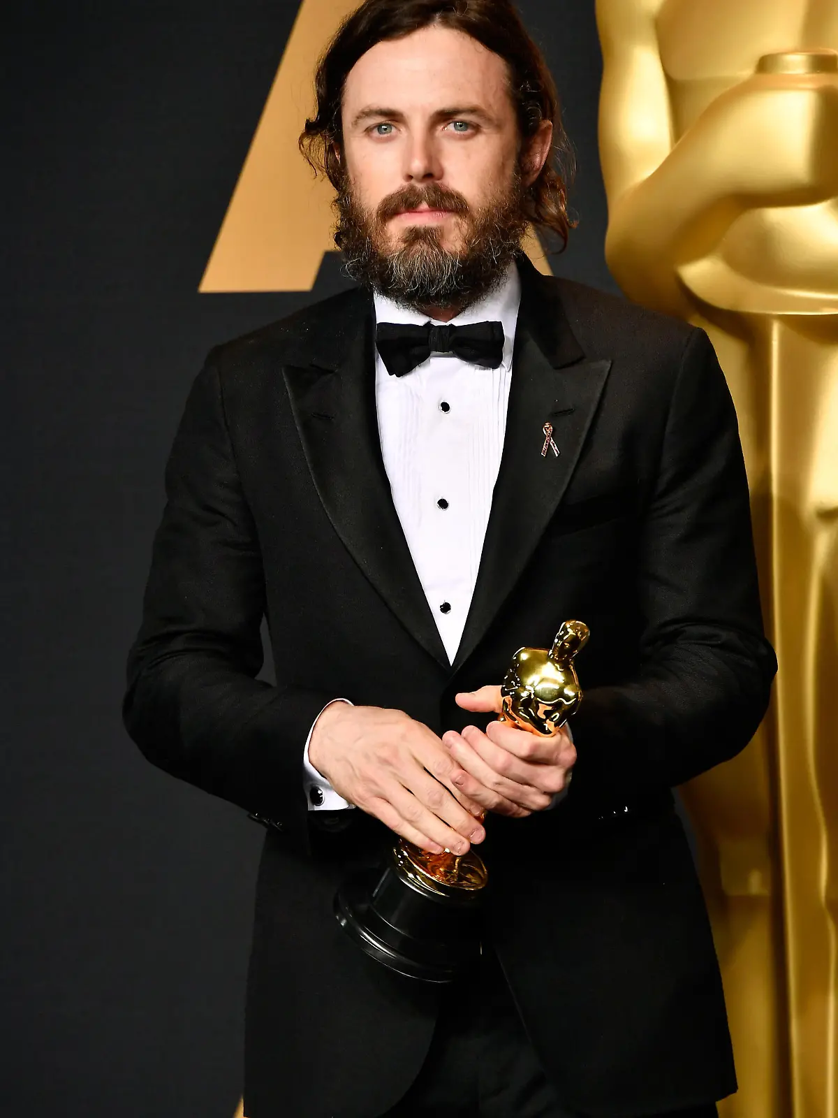 poses in the press room during the 89th Annual Academy Awards at Hollywood & Highland Center on February 26, 2017 in Hollywood, California.