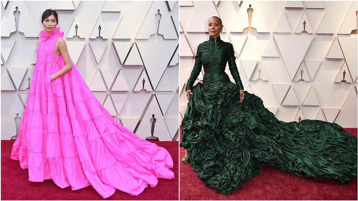 Gemma Chan und Jada Pinkett Smith kamen in ganz großer Robe zu den Oscars.