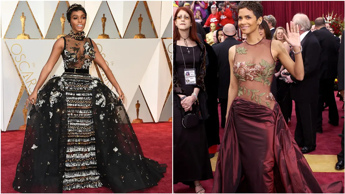 Janelle Monae und Halle Berry zeigen Haut - ohne Haut zu zeigen.