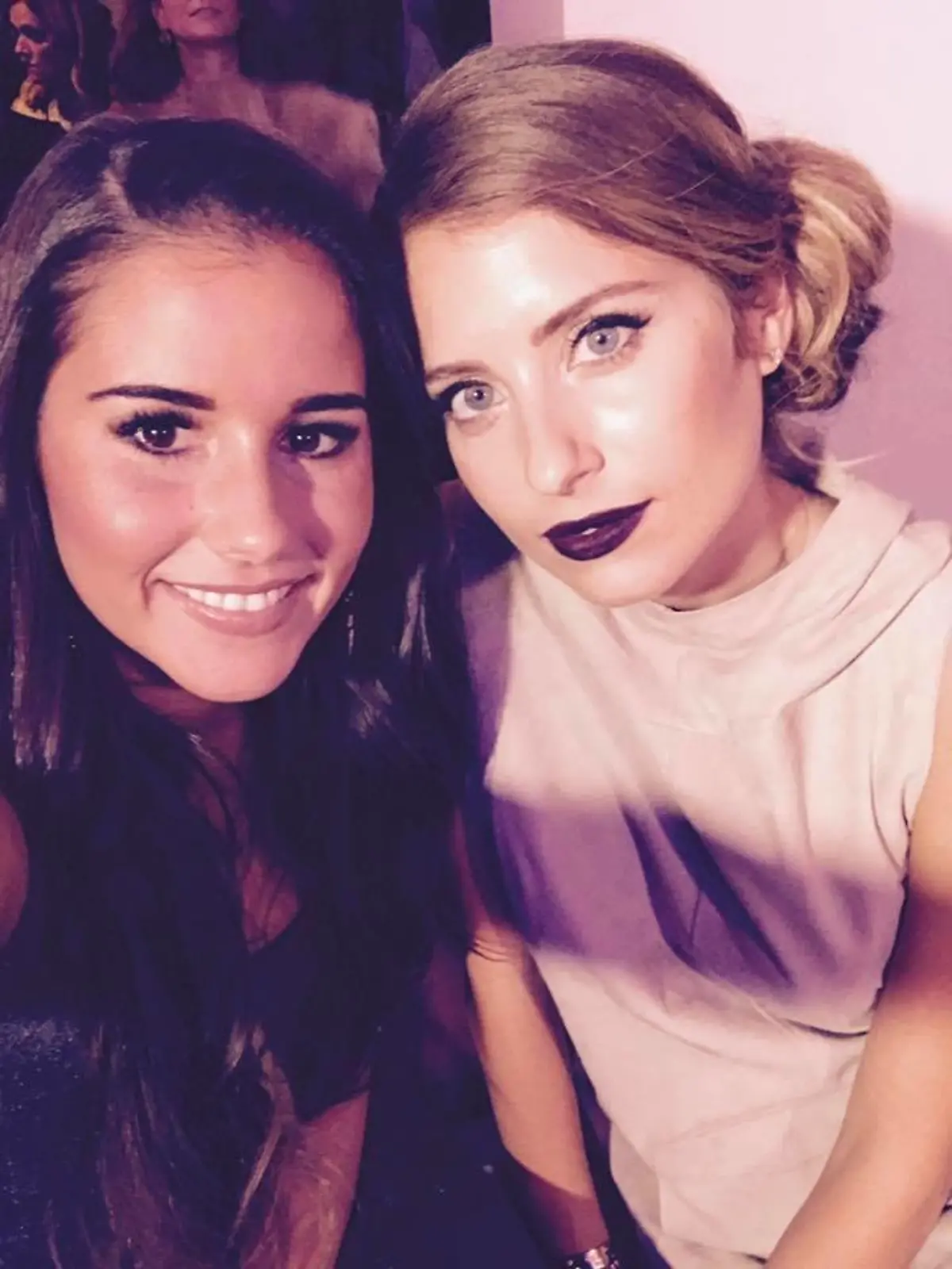 Sarah Lombardi und Cathy Hummels auf der Berlin Fashion Week