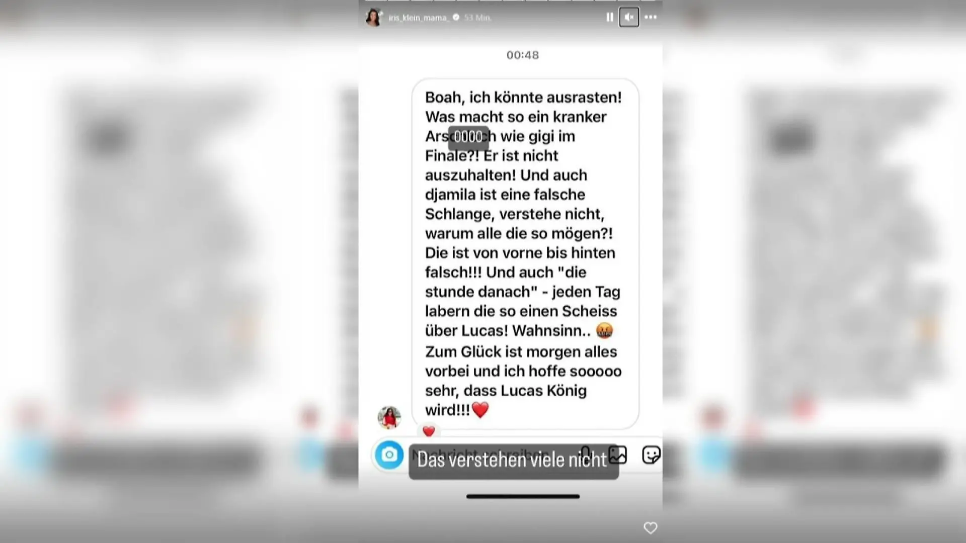 Mächtig was los auf Iris Kleins Instagram-Account