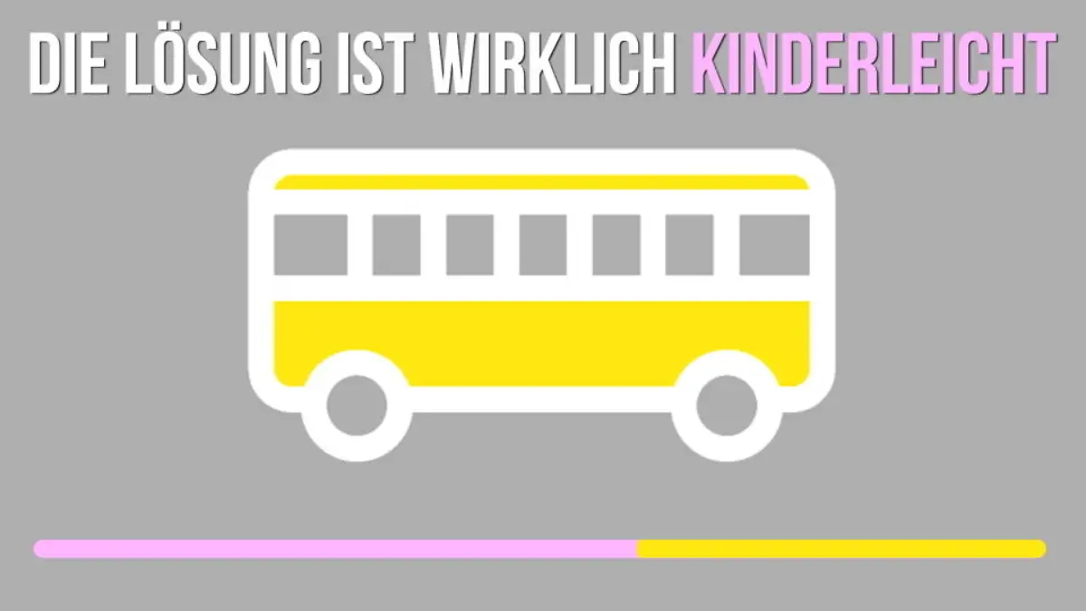 Selbsttest: In welche Richtung fährt der Bus? Kannst du es herausfinden?