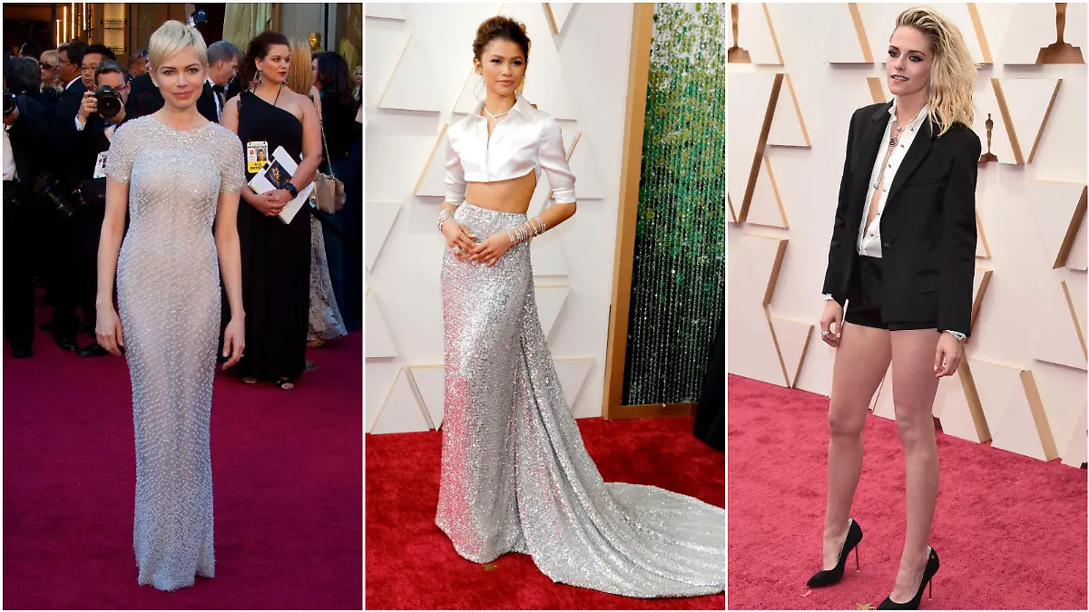Michelle Williams, Zendaya  und Kristen Stewart setzten bei den Oscars auf Coolness, statt auf Chichi.