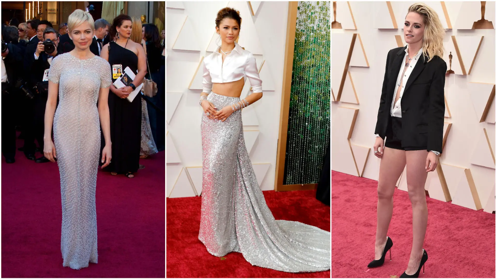 Michelle Williams, Zendaya und Kristen Stewart setzten bei den Oscars auf Coolness, statt auf Chichi.