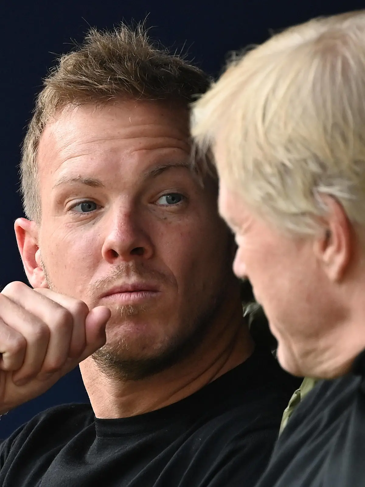 v.li:Trainer Julian NAGELSMANN Bayern Muenchen , Oliver KAHN Vorstandsvorsitzender FCB auf der Bank. Fussball 1. Bundesliga Saison 2022/2023, 11.Spieltag, Spieltag11, TSG 1899 Hoffenheim - FC Bayern Muenchen 0-2 am 22.10.2022,PreZero Arena. *** f li Coach Julian NAGELSMANN Bayern Muenchen , Oliver KAHN Chairman FCB on the bench Football 1 Bundesliga Season 2022 2023, 11 Matchday, Matchday11, TSG 1899 Hoffenheim FC Bayern Muenchen 0 2 on 22 10 2022,PreZero Arena 