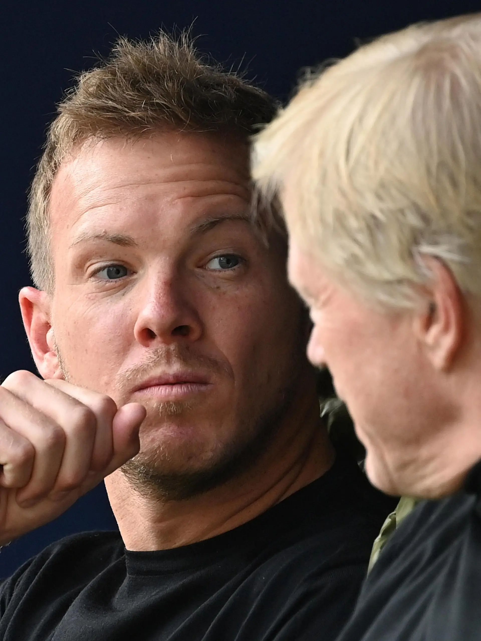 v.li:Trainer Julian NAGELSMANN Bayern Muenchen , Oliver KAHN Vorstandsvorsitzender FCB auf der Bank. Fussball 1. Bundesliga Saison 2022/2023, 11.Spieltag, Spieltag11, TSG 1899 Hoffenheim - FC Bayern Muenchen 0-2 am 22.10.2022,PreZero Arena. *** f li Coach Julian NAGELSMANN Bayern Muenchen , Oliver KAHN Chairman FCB on the bench Football 1 Bundesliga Season 2022 2023, 11 Matchday, Matchday11, TSG 1899 Hoffenheim FC Bayern Muenchen 0 2 on 22 10 2022,PreZero Arena 