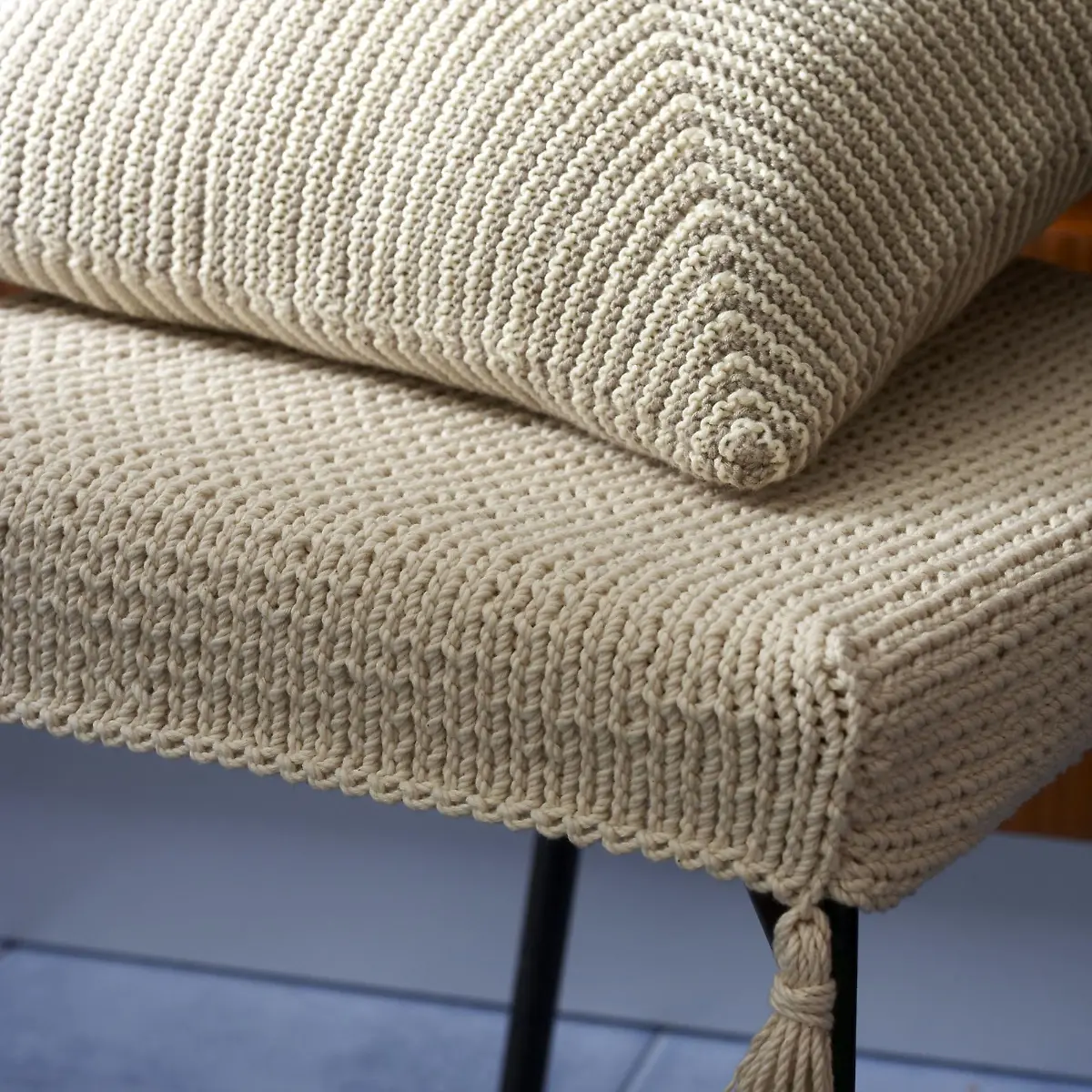 Logo von Glatt links stricken