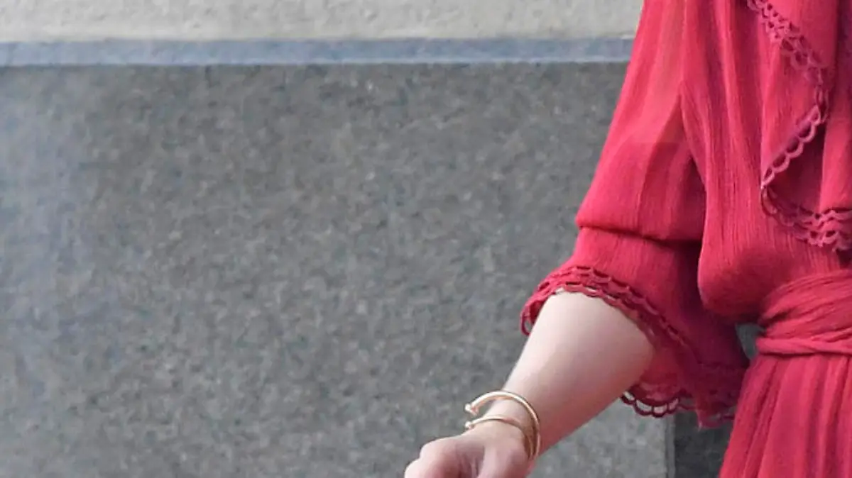 EXCLUSIVE: Olivia Palermo wears a red chiffon dress accented with gold choker jewellery, paired with gladiator heel shoes and designer handbag while out in New York City, NY. 
<P>
Pictured: Olivia Palermo
<B>Ref: SPL1500960  170517   EXCLUSIVE</B><BR/>
Picture by: Splash News<BR/>
</P><P>
<B>Splash News and Pictures</B><BR/>
Los Angeles:	310-821-2666<BR/>
New York:	212-619-2666<BR/>
London:	870-934-2666<BR/>
photodesk@splashnews.com<BR/>
</P>
