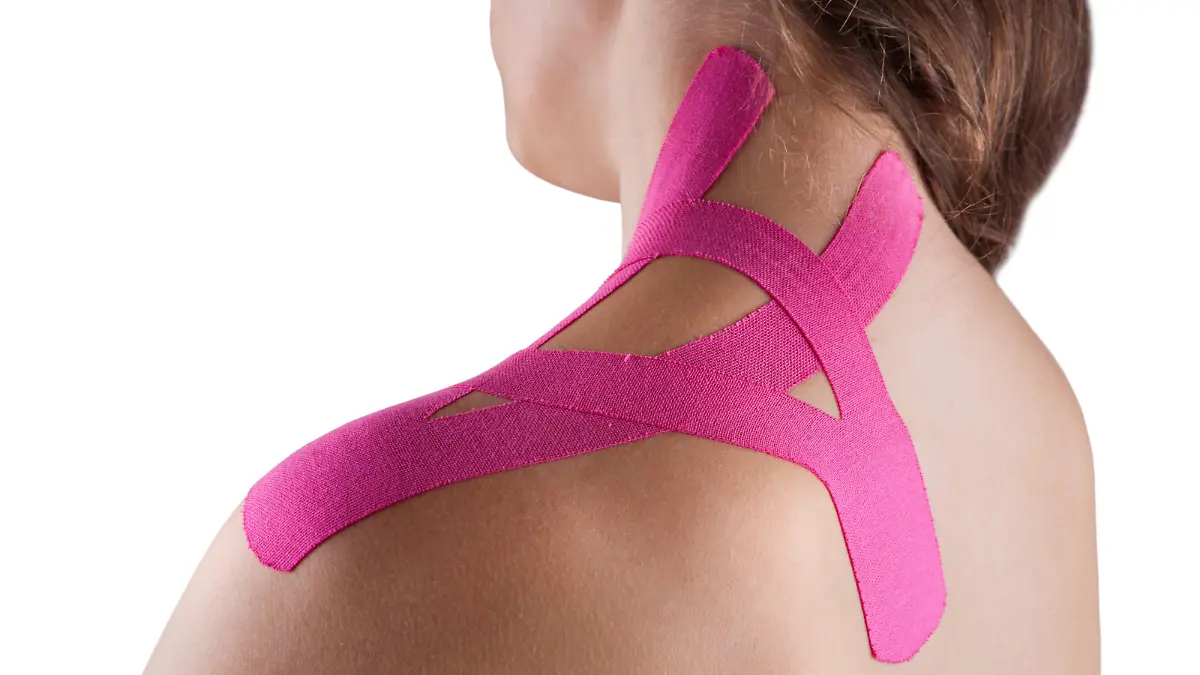 Therapy with kinesio tex tape