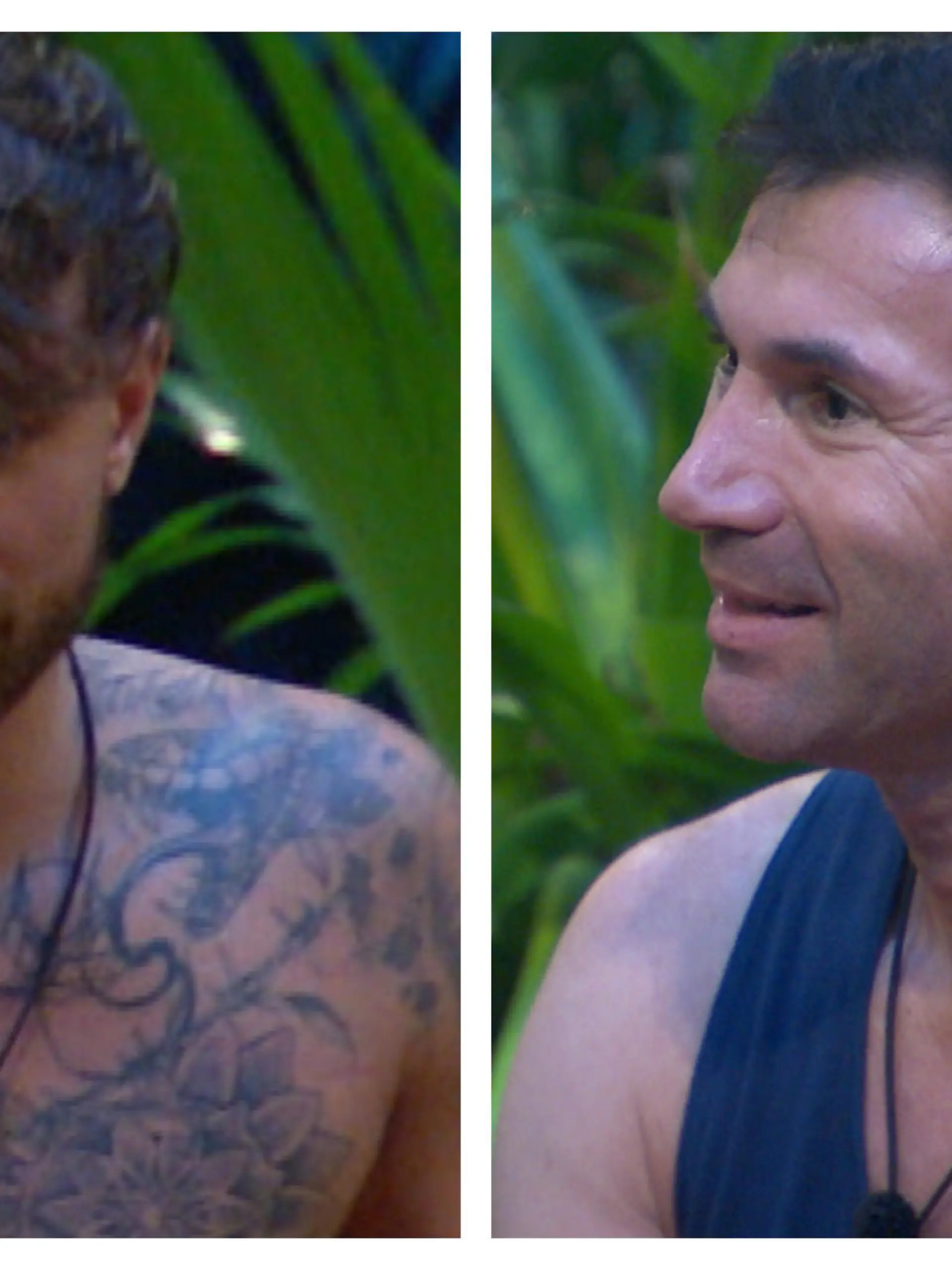 Gigi Birofio und Lucas Cordalis zoffen sich im Dschungelcamp.