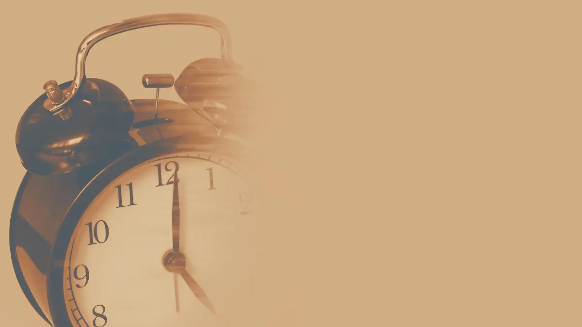 lost time memory, retro clock time at 7 o'clock with fade dissolve missing life history concept.