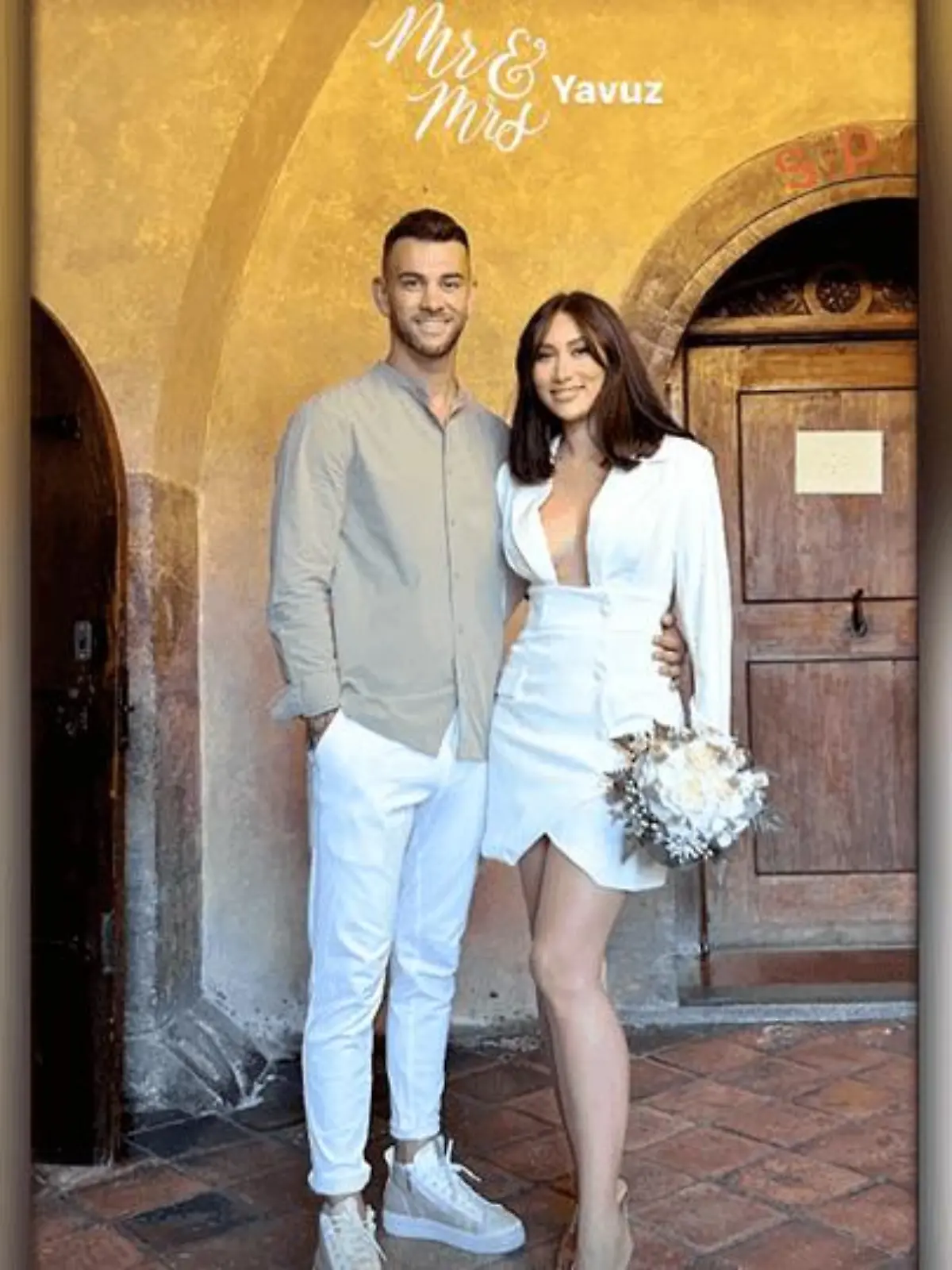 So schön sehen Serkan und Samira Yavuz als Hochzeitspaar aus