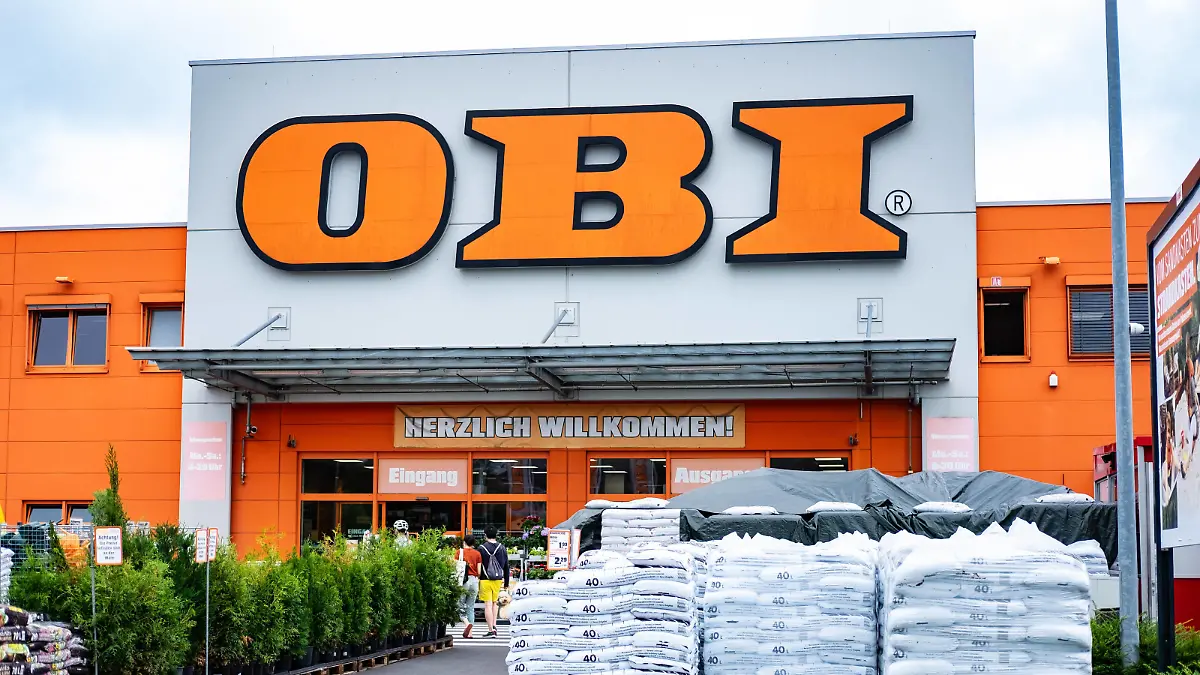 Obi branch in Aachen Brand. In Aachen on June 24, 2021 GERMANY - AACHEN - DAILY
