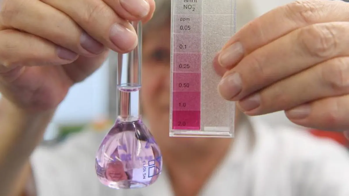 Nitratüberprüfung von Grundwasser