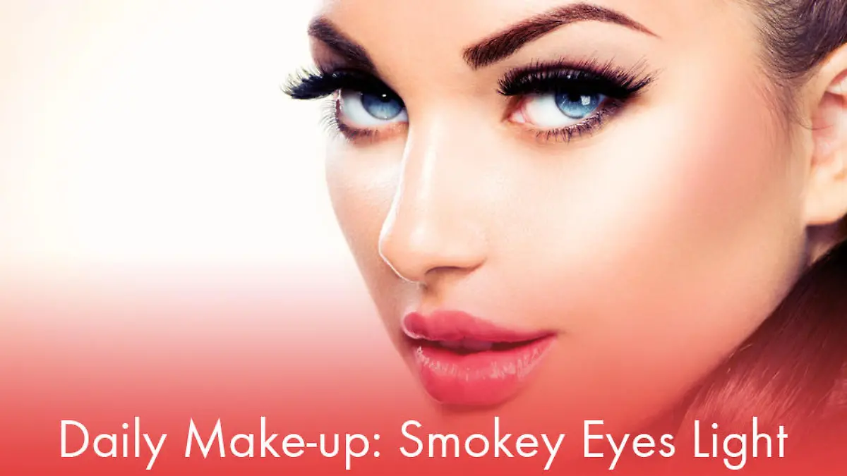 Make-up-Tutorial: Smokey Eyes light  Augen-Make-up