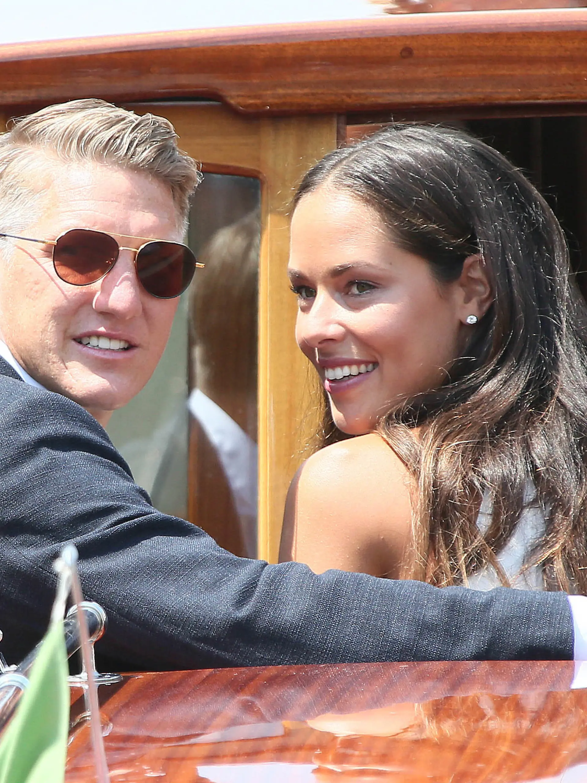Bastian Schweinsteiger and Ana Ivanovic leave Town Hall of Venice after the wedding
<P>
Pictured: Bastian Schweinsteiger, Ana Ivanovic
<B>Ref: SPL1316927  120716  </B><BR/>
Picture by: Photopunto / Splash News<BR/>
</P><P>
<B>Splash News and Pictures</B><BR/>
Los Angeles:	310-821-2666<BR/>
New York:	212-619-2666<BR/>
London:	870-934-2666<BR/>
photodesk@splashnews.com<BR/>
</P>