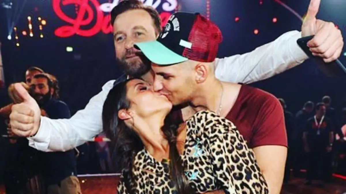Niels Ruf mit Sarah und Pietro Lombardi