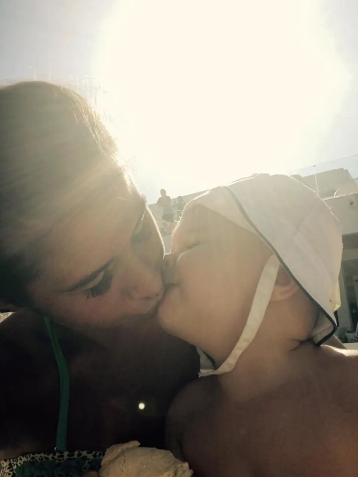 Sarah Lombardi mit Sohn Alessio