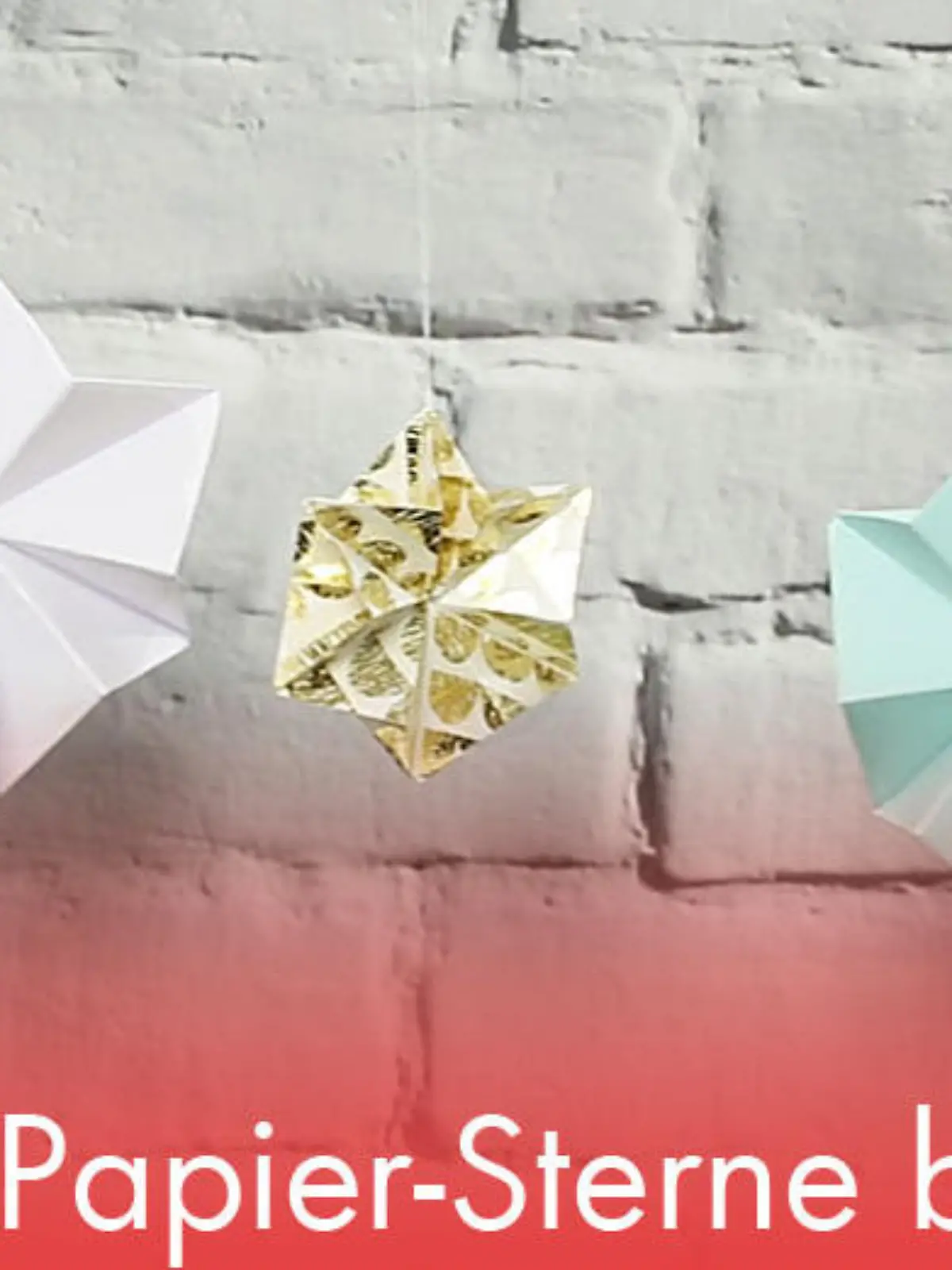 Bild zu: "DIY: Papier-Sterne basteln"