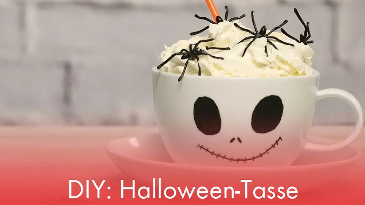 DIY Halloween-Tasse Halloween DIY