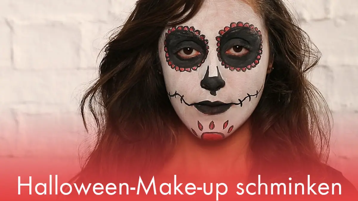 Halloween-Make-up schminken Halloween-DIY