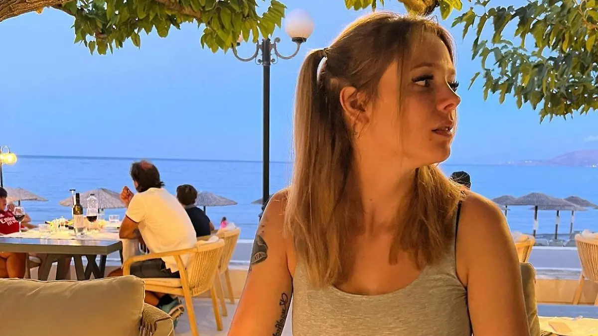 Anne Wünsche im Kreta-Urlaub.