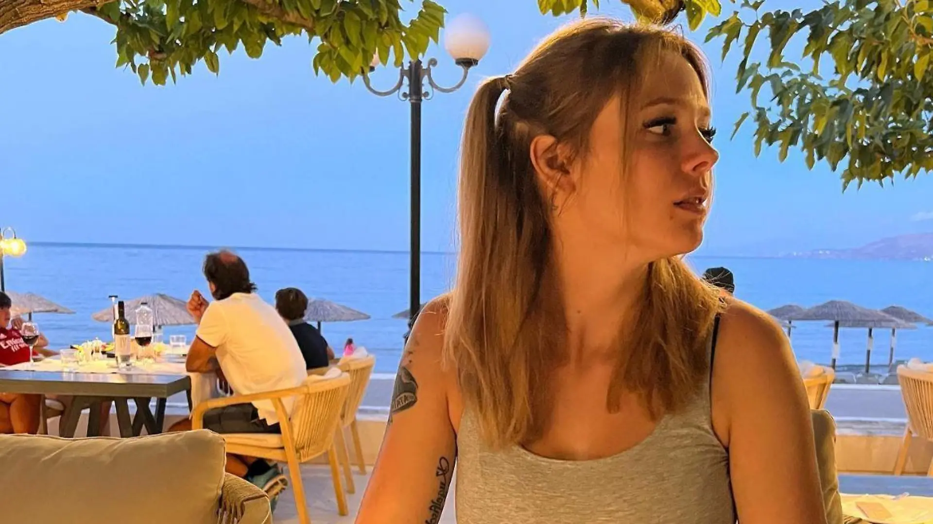 Anne Wünsche im Kreta-Urlaub.