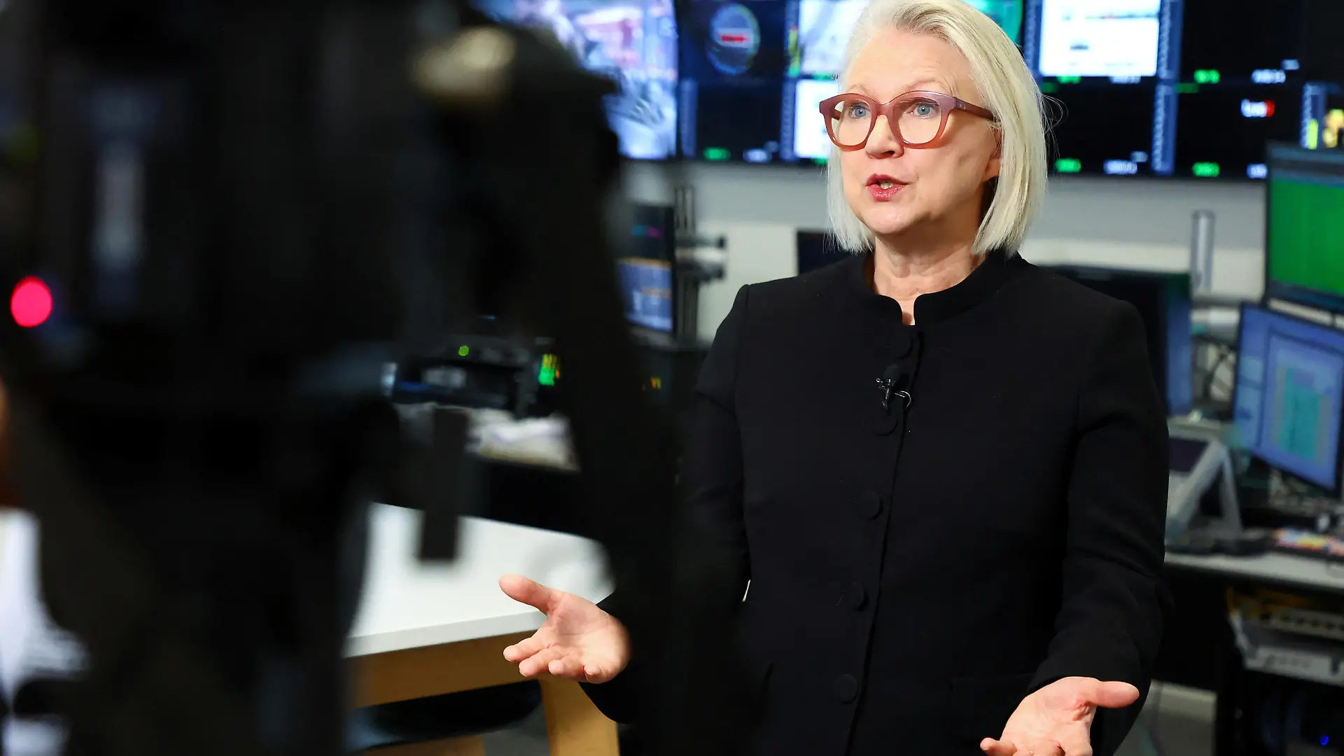 FILE PHOTO: German government economic adviser Monika Schnitzer answers journalists' questions during a Reuters interview in Berlin, Germany, January 10, 2023. REUTERS/Fabrizio Bensch/File Photo