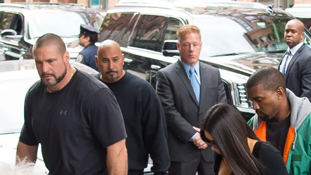 Kim Kardashian and Kanye West are seen in Tribeca in New York City the day after Kim was robbed at gunpoint in Paris.