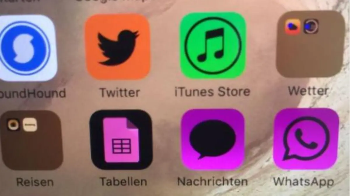 AppFarben umstellen So ändern Sie die Farbe von WhatsApp & Co.