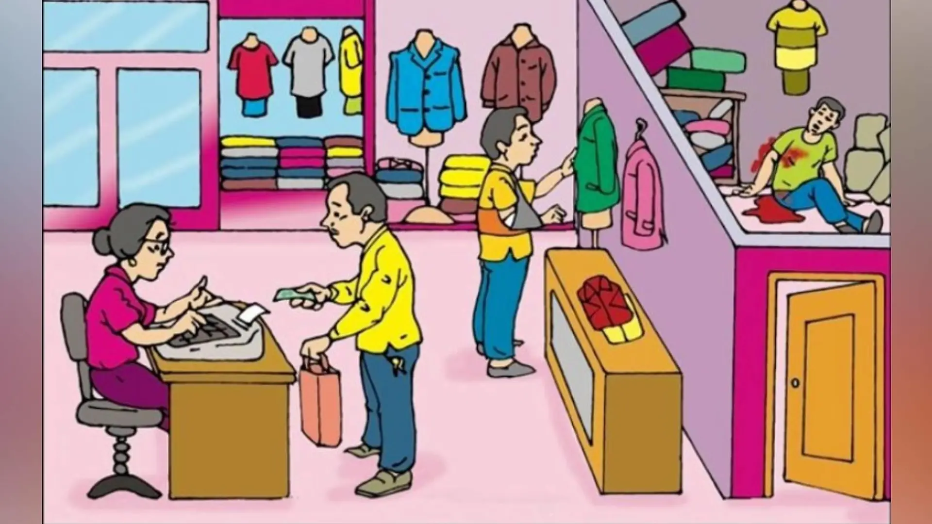 Suchbild Mörder im Shop