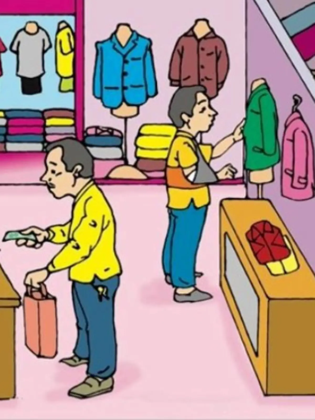 Suchbild Mörder im Shop