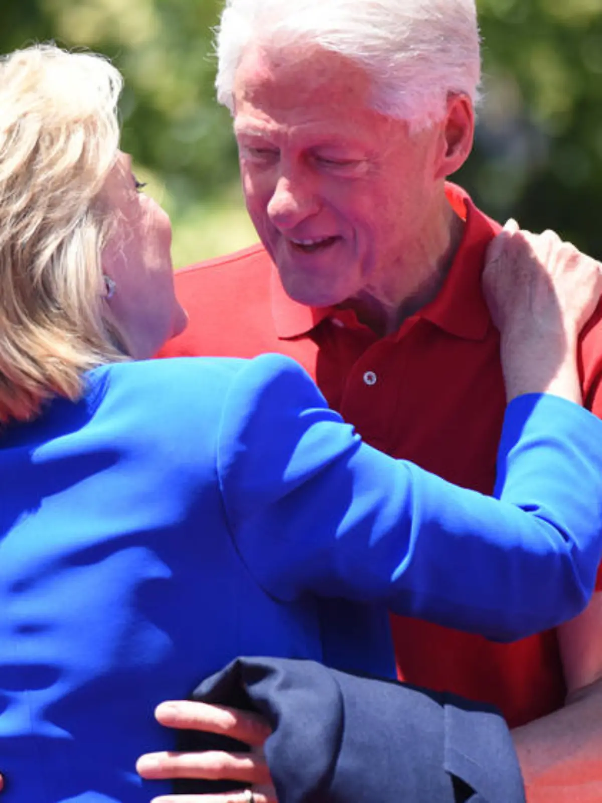 Bill Clinton und seine Frau Hillary