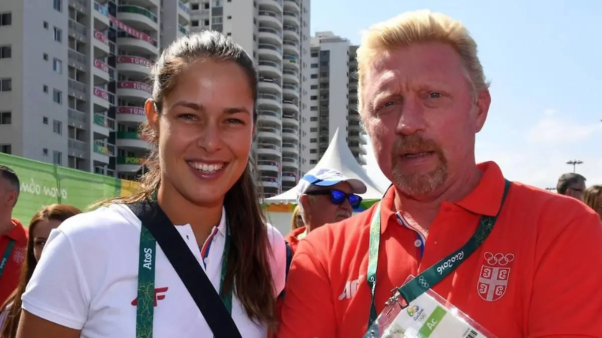 Ana Ivanovic und Boris Becker in Rio