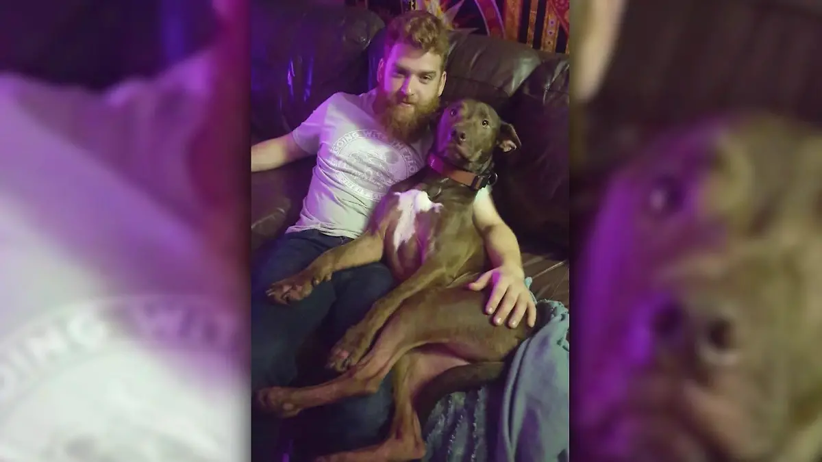 Mann und Hund