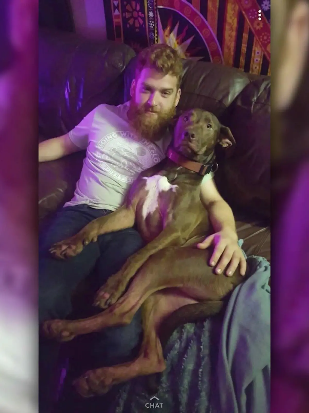 Mann und Hund