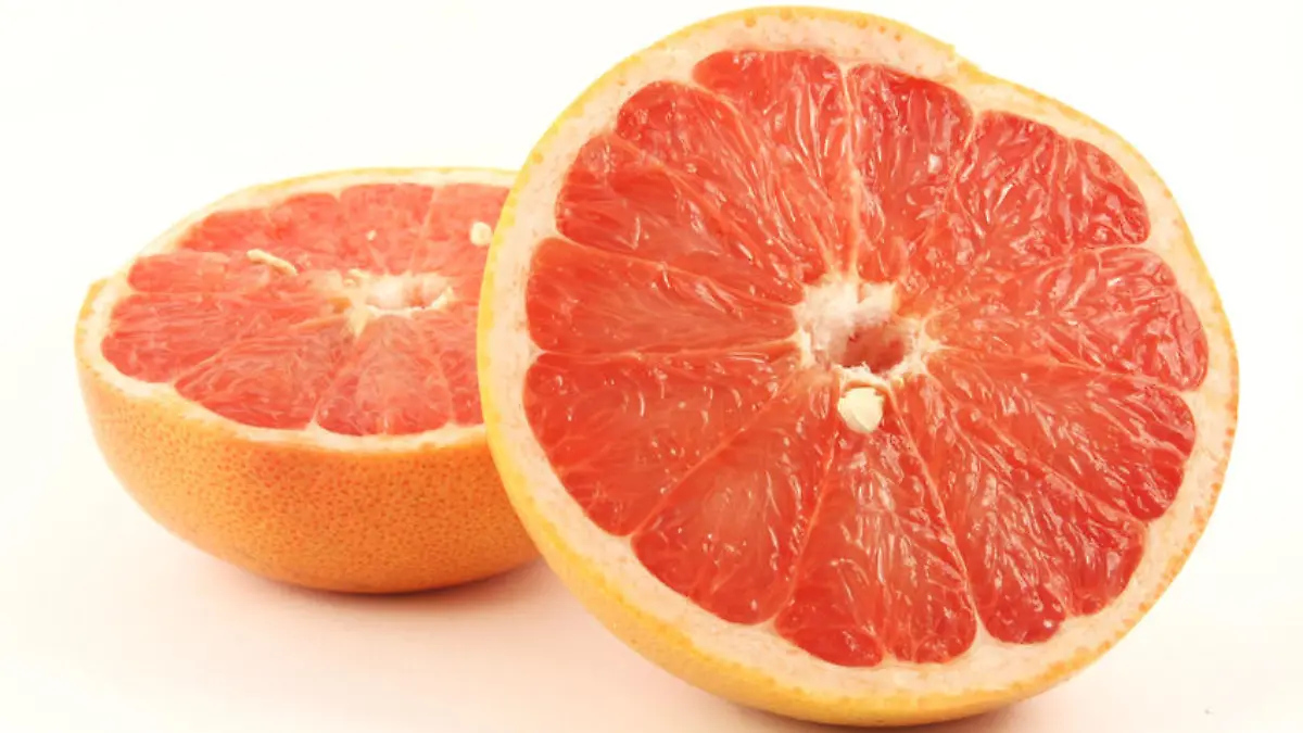 Eine Grapefruit