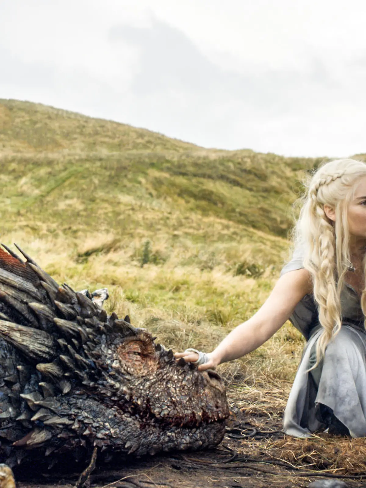 In this image released by HBO, Emilia Clarke appears in a scene from 'Game of Thrones. The series was nominated for a Golden Globe award for best television drama series on Thursday, Dec. 10, 2015. The 73rd Annual Golden Globes will be held on Jan. 10, 2016.  (HBO via AP)