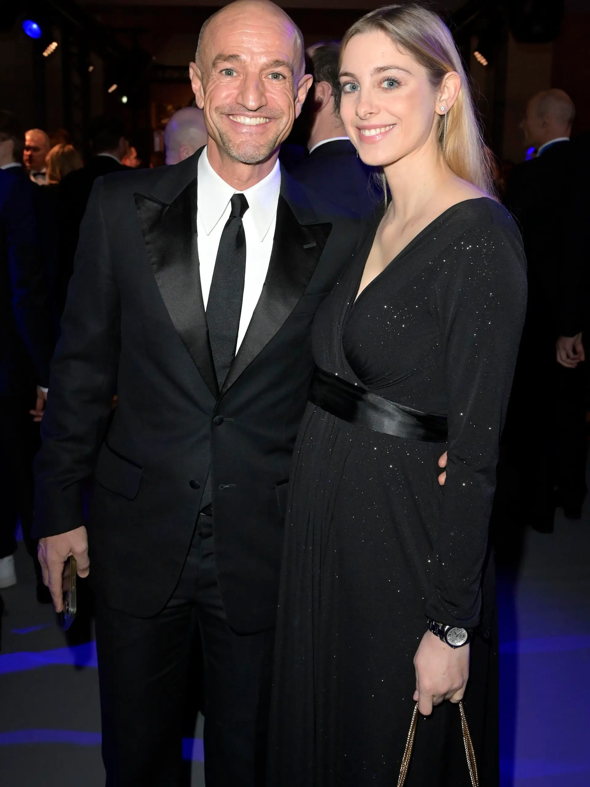 Peyman Amin und Sandra Alessa beim 52. Ball des Sports 2023 in der Festhalle Frankfurt. Frankfurt am Main, 21.01.2023