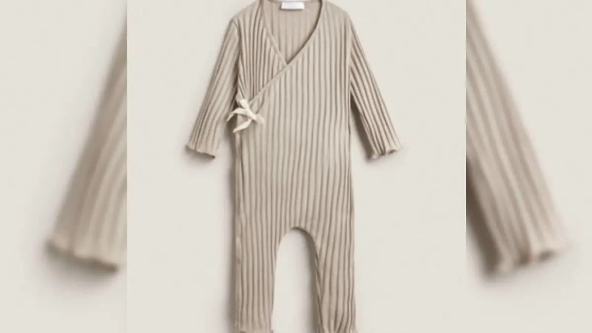 Beiger Kleinkind-Strampler von Zara Home