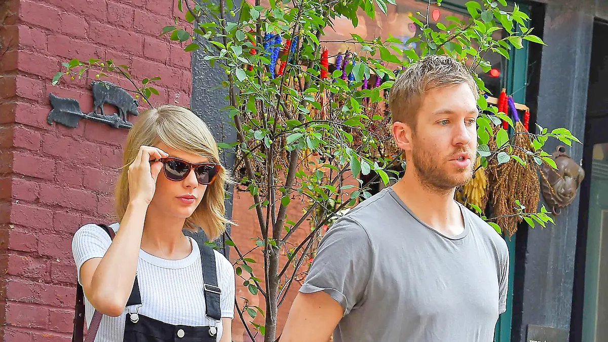 Cute Couple; Taylor Swift and Calvin Harris spotted holding hands while leaving The Spotted Pig Restaurant, after having lunch with Taylor's best male friend, Ed Sheeran, in the West Village in New York City.<P>Pictured: Taylor Swift and Calvin Harris<B>Ref: SPL1039395  280515  </B><BR/>Picture by: Splash News<BR/></P><P><B>Splash News and Pictures</B><BR/>Los Angeles:	310-821-2666<BR/>New York:	212-619-2666<BR/>London:	870-934-2666<BR/>photodesk@splashnews.com<BR/></P>