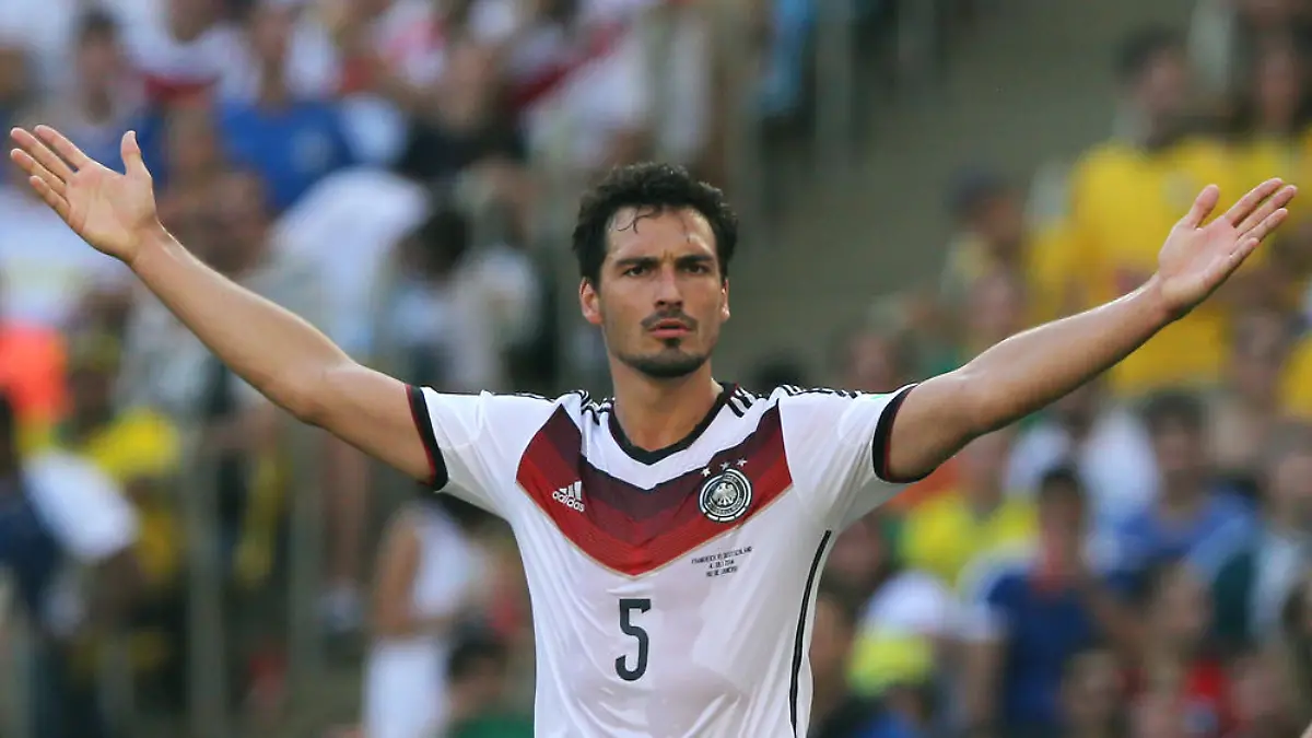 Mats Hummels im Trikot der deutschen Fußballnationalmannschaft